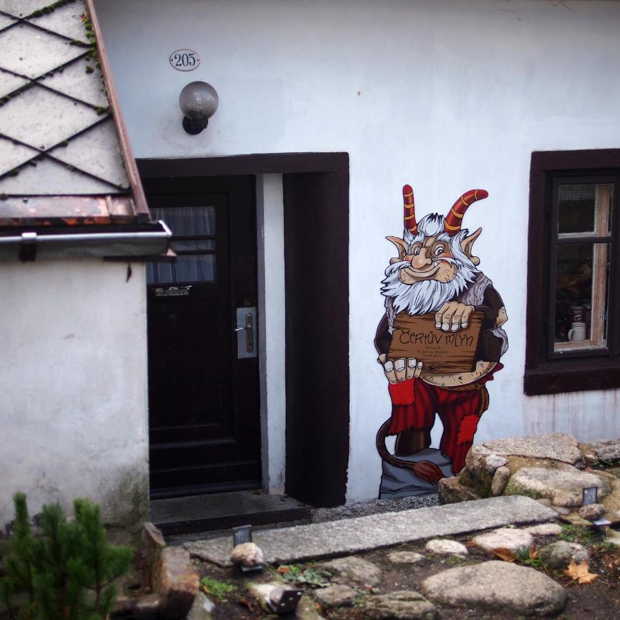 Certuv Mlyn - Pohadkova Chalupa - Jizerske Hory Weissbach Exteriör bild